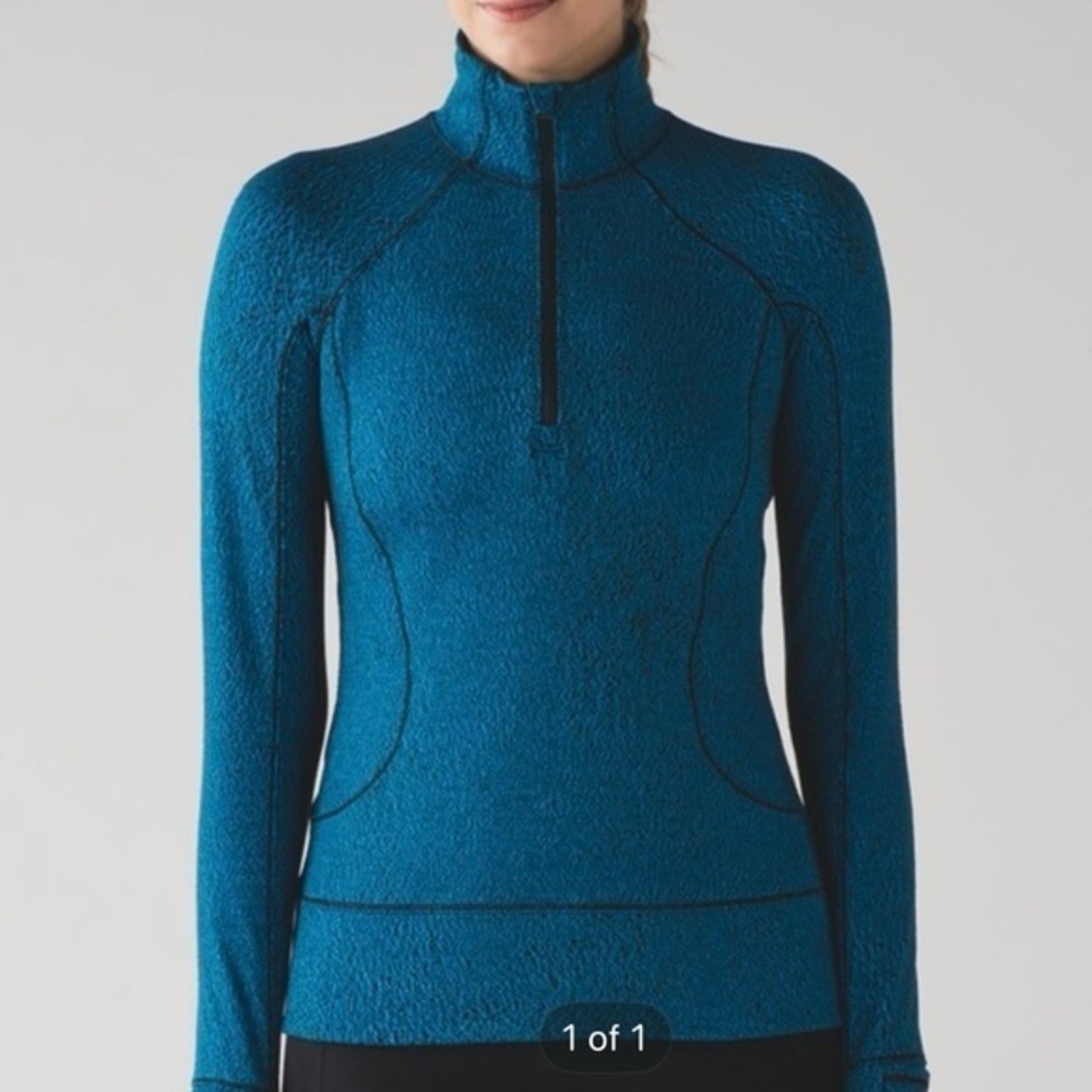 007 Lululemon Rush hour half zip pullover